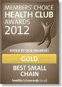 Members Choice Health Club Awards 2012 - Gold - Best Small Chain
