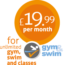 Just £19.99. For unlimited gym, swim and classes.