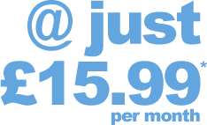 at just £15.99 per month